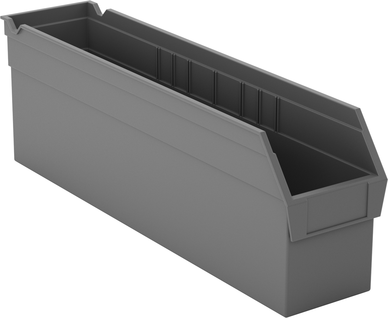 İç İçe Geçen Plastik Kutu, 6" Yükseklik, 4-1/8" Genişlik, 17-7/8" Derinlik