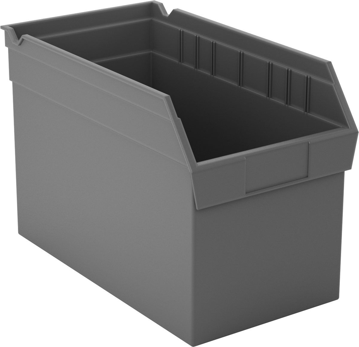 İç İçe Geçen Plastik Kutu, 8" Yükseklik, 6-5/8" Genişlik, 11-5/8" Derinlik