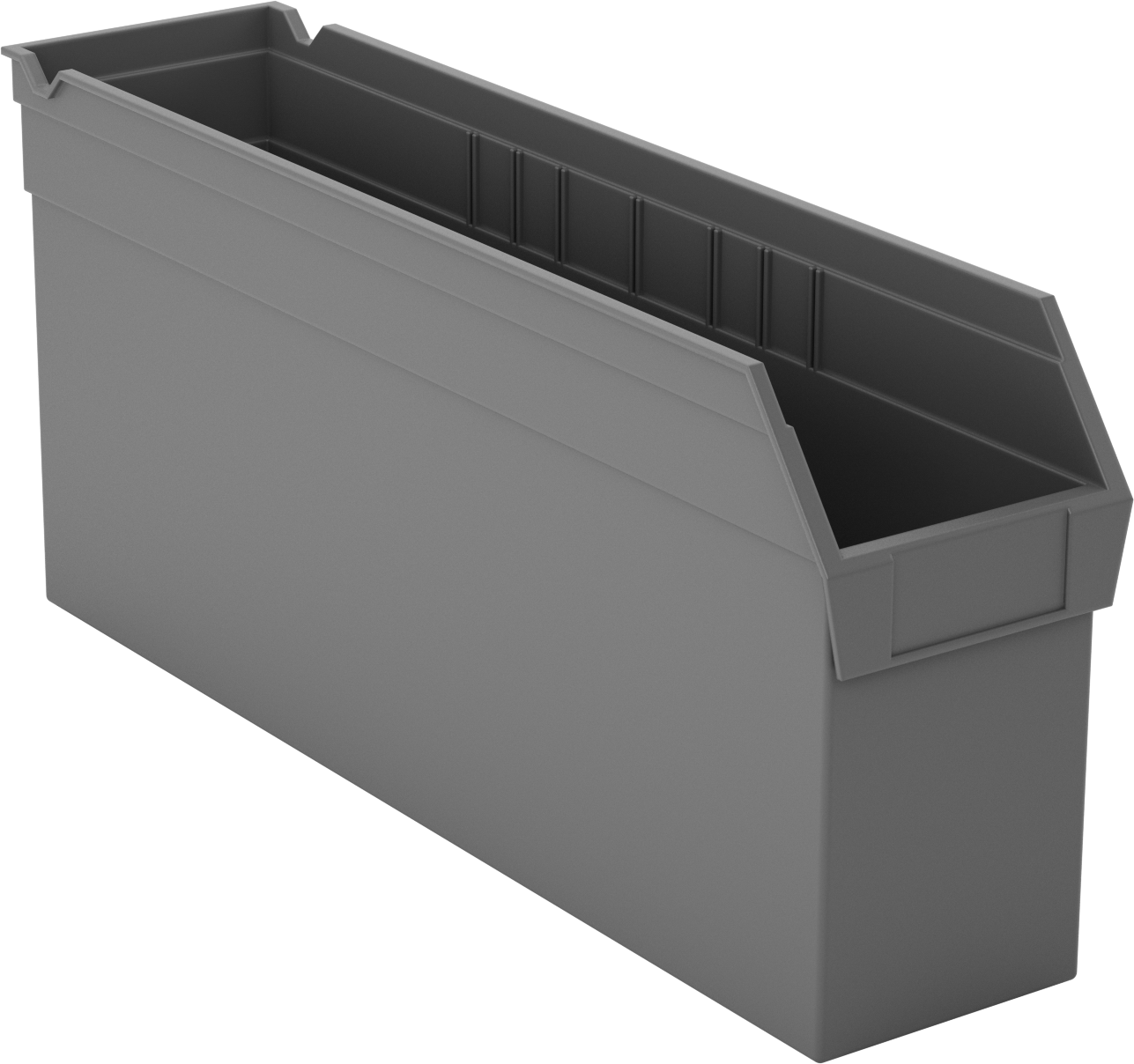 İç İçe Geçen Plastik Kutu, 8" Yükseklik, 4-3/8" Genişlik, 17-7/8" Derinlik