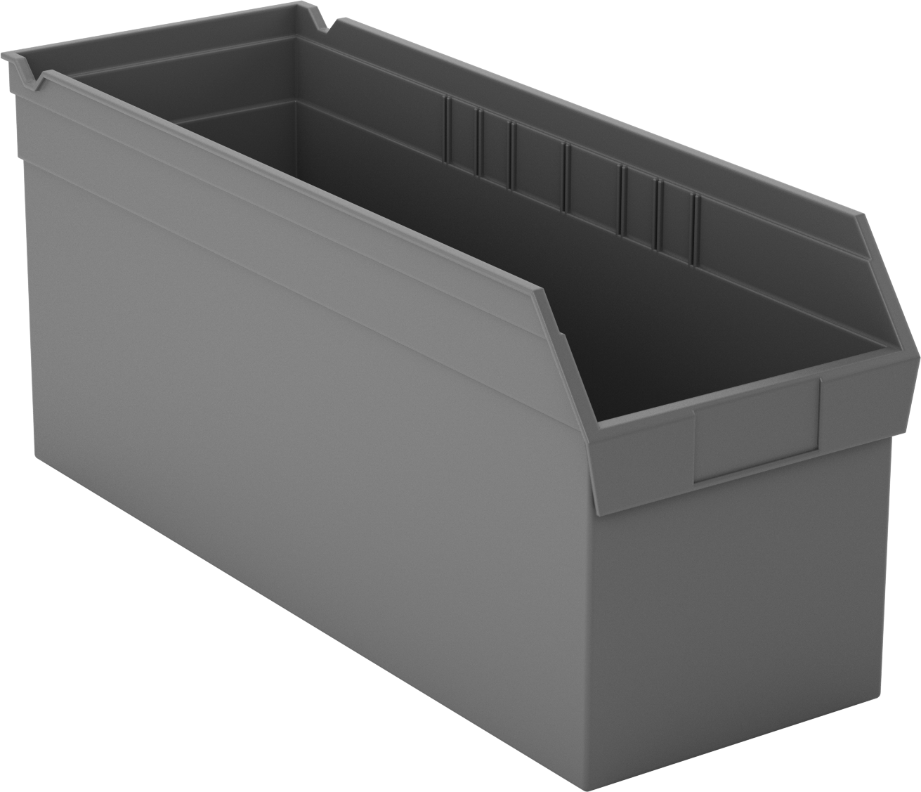 İç İçe Geçen Plastik Kutu, 8" Yükseklik, 6-5/8" Genişlik, 17-7/8" Derinlik