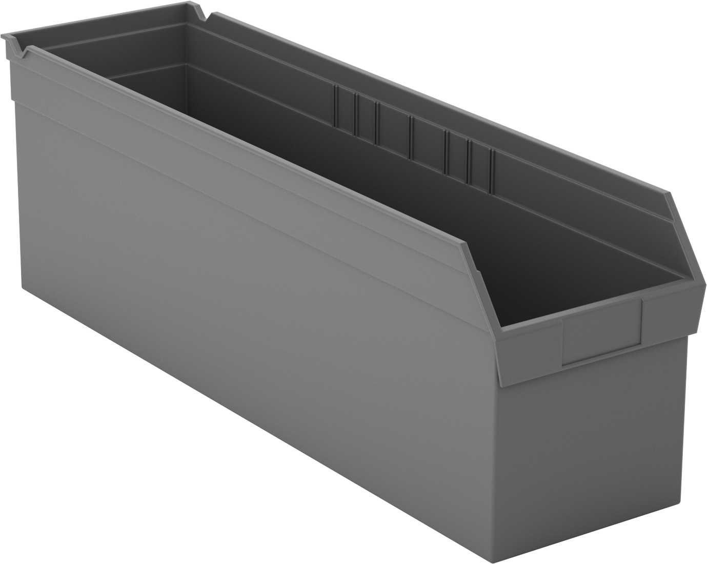 İç İçe Geçen Plastik Kutu, 8" Yükseklik, 6-5/8" Genişlik, 23-5/8" Derinlik