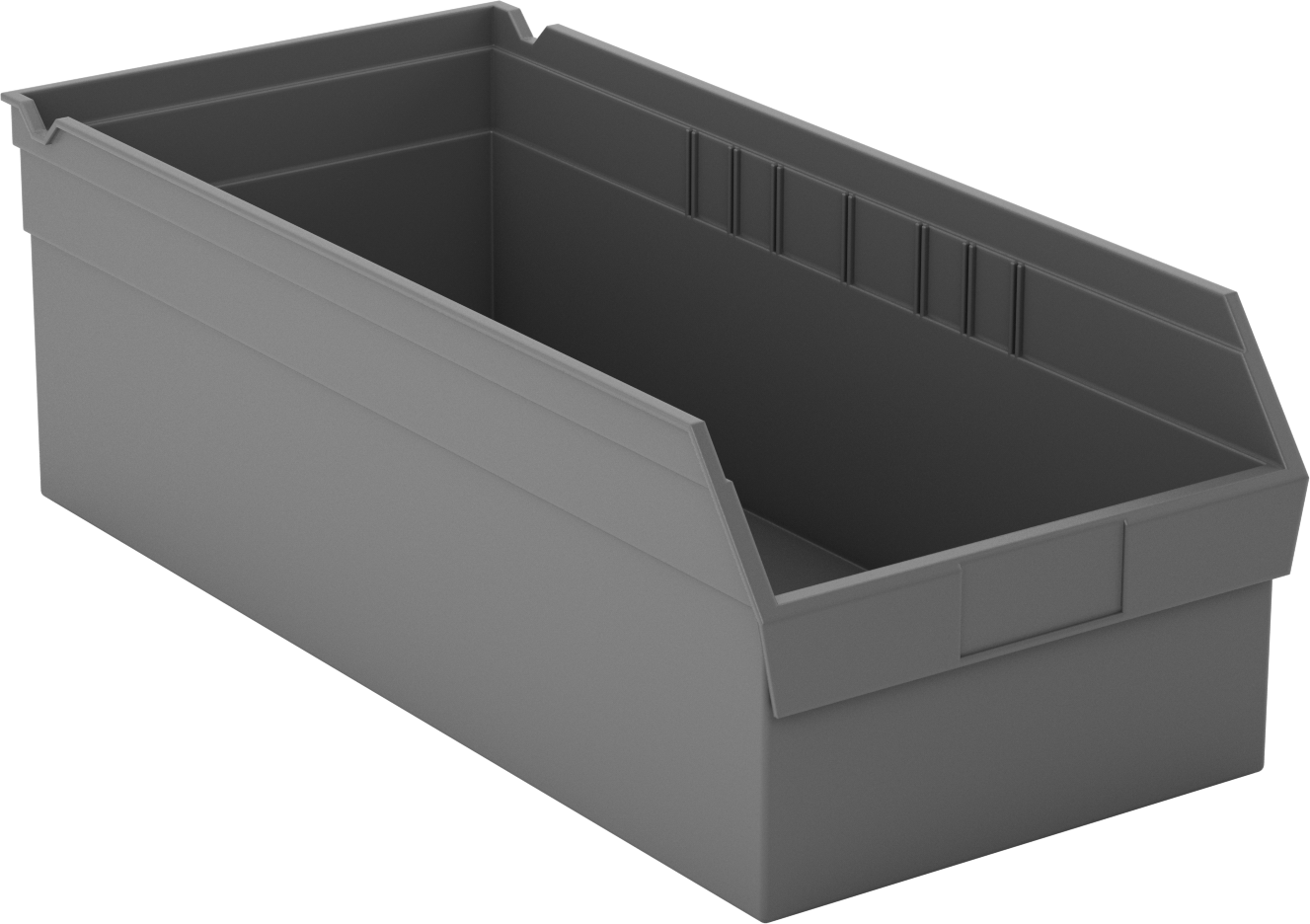İç İçe Geçen Plastik Kutu, 6" Yükseklik, 8-3/8" Genişlik, 17-7/8" Derinlik