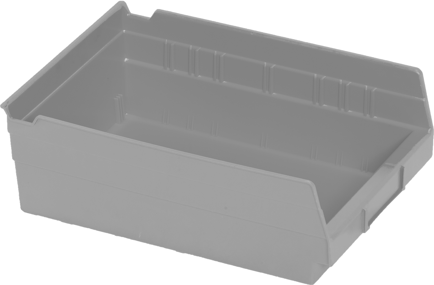 İç İçe Geçen Plastik Kutu, 4" Yükseklik, 11-1/8" Genişlik, 17-7/8" Derinlik