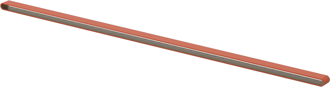 Paslanmaz Çelik ve Sert Metaller için Zımpara Bandı, 60 Kum, 1/4“ Genişlik x 18” Uzunluk