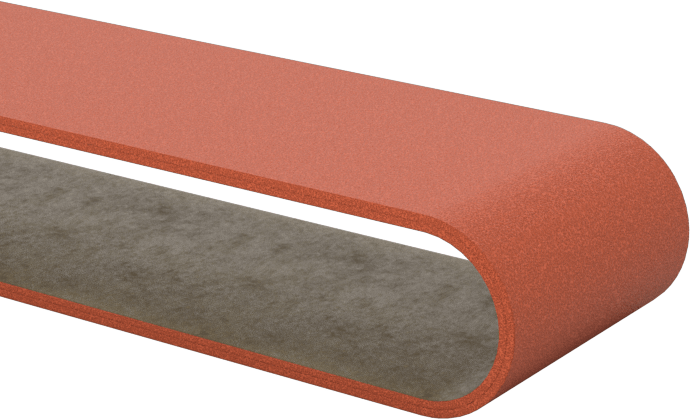 Paslanmaz Çelik ve Sert Metaller için Zımpara Bandı, 120 Kum, 1/2“ Genişlik x 42” Uzunluk