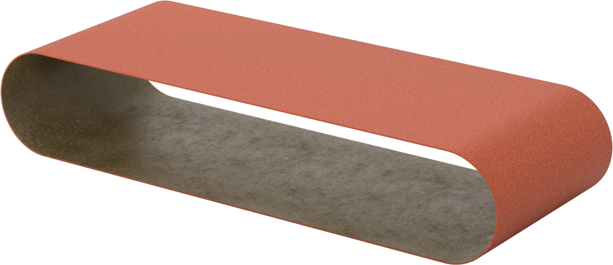 Paslanmaz Çelik ve Sert Metaller için Zımpara Bandı, 120 Kum, 4“ Genişlik x 24” Uzunluk