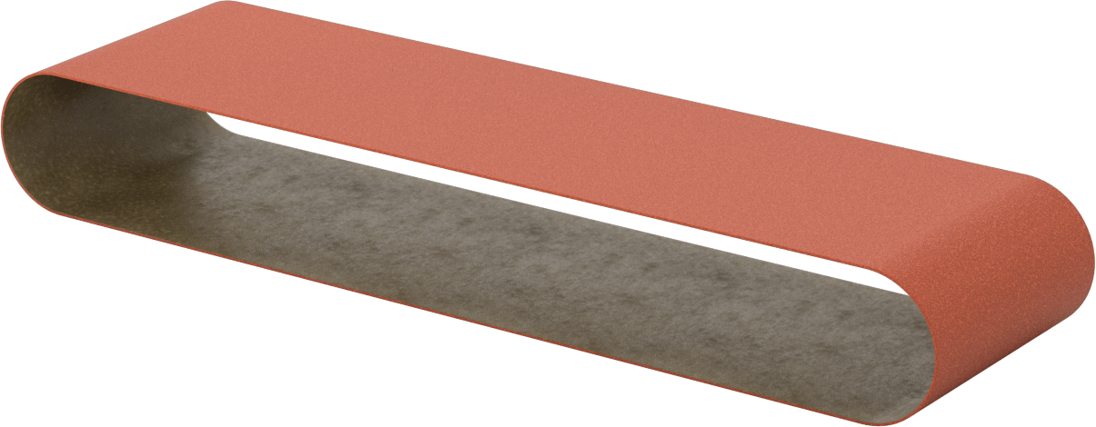 Paslanmaz Çelik ve Sert Metaller için Zımpara Bandı, 120 Kum, 3“ Genişlik x 24” Uzunluk