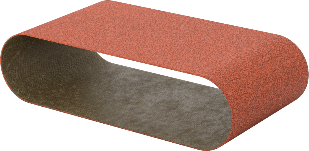 Paslanmaz Çelik ve Sert Metaller için Zımpara Bandı, 60 Kum, 3-1/2“ Genişlik x 15-1/2” Uzunluk
