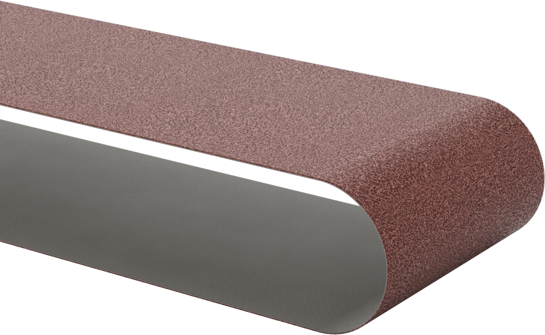 Tıkanmaya Dayanıklı Zımpara Bandı, Pürüzlü Yüzey için, 80 Kum, 4“ Genişlik x 36” Uzunluk