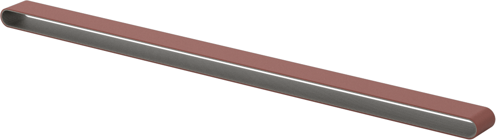 Tıkanmaya Dayanıklı Zımpara Bandı, Pürüzsüz Yüzey için, 120 Kum, 3/8“ Genişlik x 13” Uzunluk