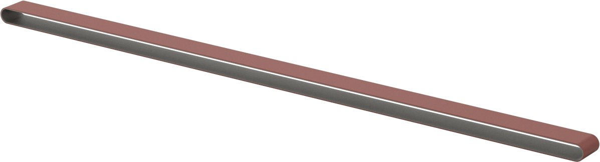 Tıkanmaya Dayanıklı Zımpara Bandı, Pürüzsüz Yüzey için, 120 Kum, 1/2“ Genişlik x 24” Uzunluk