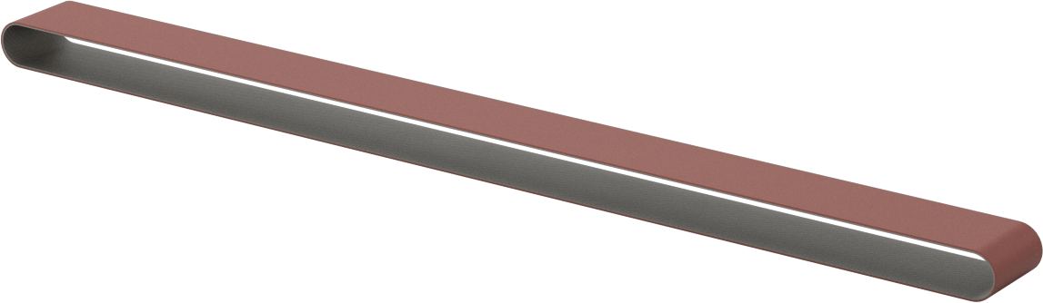 Tıkanmaya Dayanıklı Zımpara Bandı, Pürüzsüz Yüzey için, 120 Kum, 3/4“ Genişlik x 20-1/2” Uzunluk