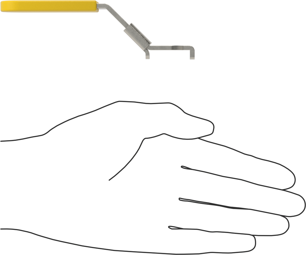 4-3/4" Uzun Sap, Ultra Korozyona Dayanıklı Tam Açıklıklı Açma/Kapama Vanası için Model No 4351006040