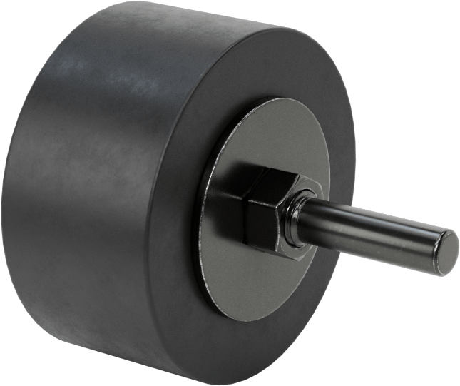Zımpara Manşonları için Tambur, 1/4" Çaplı Şaft ile, 2 inç Çap, 1" Uzunluk