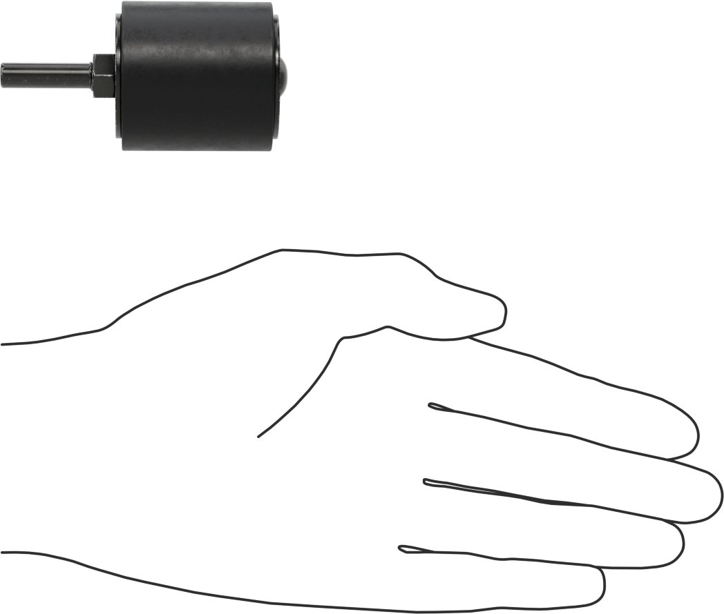 Zımpara Manşonları için Tambur, 1/4" Çaplı Şaft ile, 1-1/2" Çap, 1-1/2" Uzunluk