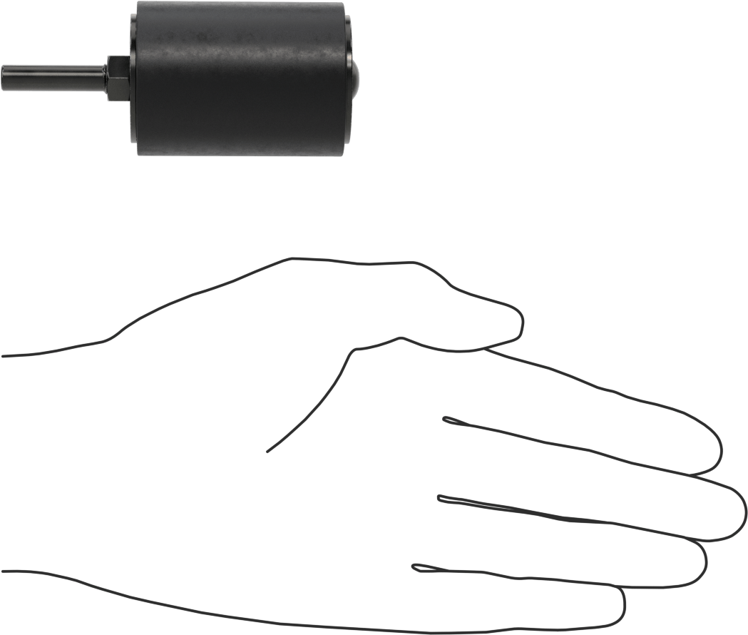 Zımpara Manşonları için Tambur, 1/4" Çaplı Şaft ile, 1-1/2" Çap, 2" Uzunluk