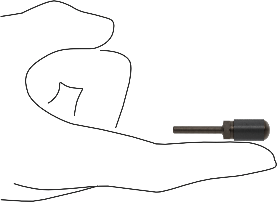 Zımpara Manşonları için Tambur, 1/8" Çapında Şaft ile, 3/8" Çap, 1/2" Uzunluk