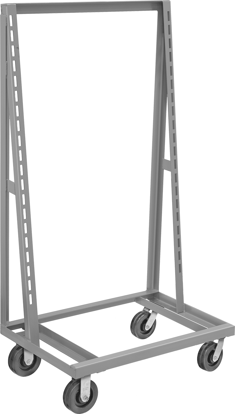 Çerçeve, 1 Kullanılabilir Taraf, 35" x 65-1/2" x 24", Mobil Boru Rafı için
