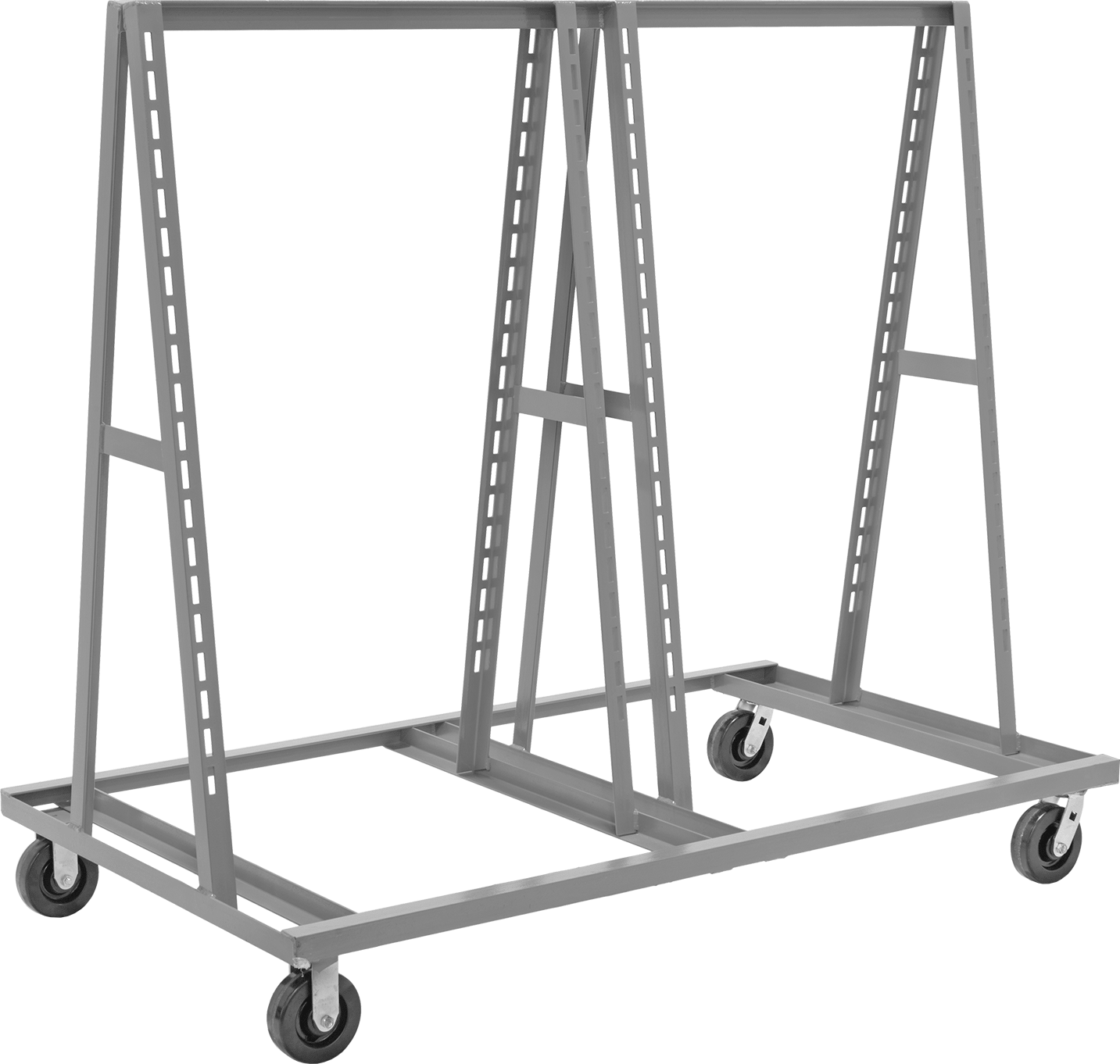 2 Taraflı Çerçeve, 72-1/2" x 65-1/2" x 40-1/2", Mobil Boru Rafı için