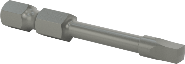 Darbeli Tornavida için Kare Uç, Elektrikli Aletler için 1/4" Altıgen Şaft, 3 Boyutu
