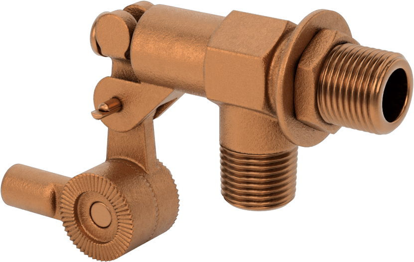 Su için Şamandıralı Vana Gövdesi, Viton® Floroelastomer Conta, 3/8 NPT Erkek
