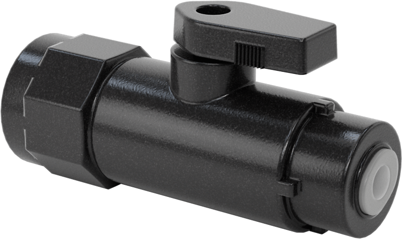 Kimyasallar için Açma/Kapama Vanası, Polipropilen, Adaptör, 1/4" Push-to-Connect x 1/2 NPT Dişi
