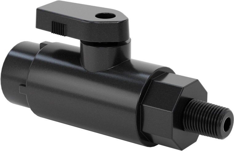 Kimyasallar için Açma/Kapama Vanası, Polipropilen, Adaptör, 3/8" Push-to-Connect x 1/8 NPT Erkek