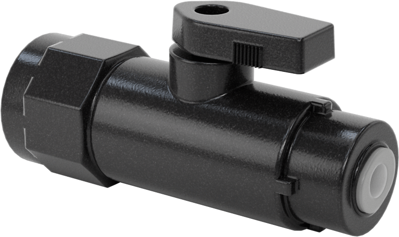 Kimyasallar için Açma/Kapama Vanası, Naylon, Adaptör, 1/4" Push-to-Connect x 1/2 NPT Dişi