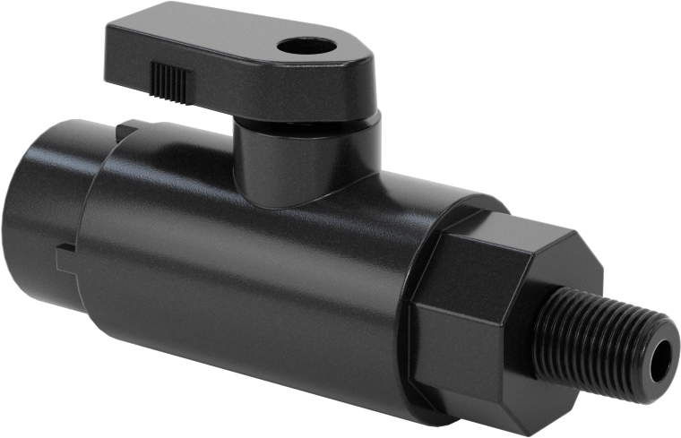 Kimyasallar için Açma/Kapama Vanası, Naylon, Adaptör, 3/8" Push-to-Connect x 1/8 NPT Erkek