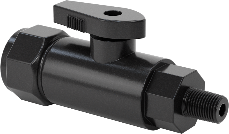 Kimyasallar için Açma/Kapama Vanası, Naylon, Adaptör, 1/2" Push-to-Connect x 1/8 NPT Erkek