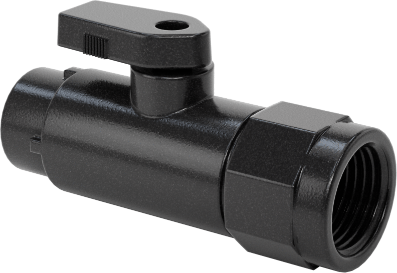 Kimyasallar için Açma/Kapama Vanası, PVDF, Adaptör, 1/4" Push-to-Connect x 1/2 NPT Dişi