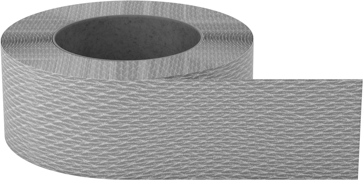 Cırt Cırtlı Zımpara Rulosu, Pürüzsüz Yüzey için, 2-3/4" Genişlik, 39 Fit Uzunluk