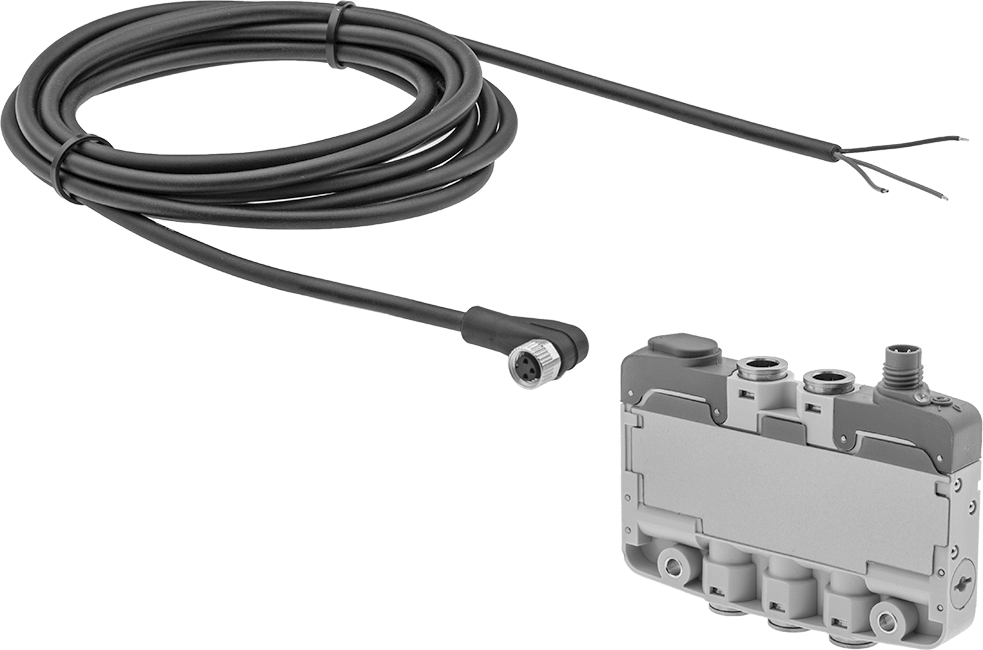 Elektrikli Hava Yön Kontrol Vanası, İki Eylemli, Tek Solenoid, 6 mm Bas-Bağlan