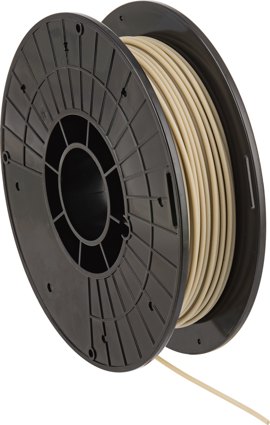 Köpük Oluşturan Esnek 3D Yazıcı Filamenti, TPE Karışımı, 2,85 mm Çap, Bej