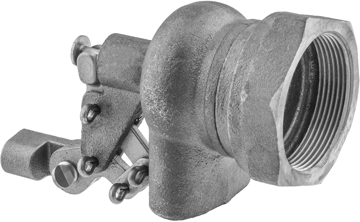 Su için Şamandıralı Vana Gövdesi, Buna-N Conta, Dönen Piston, 1-1/4 NPT Dişi Giriş