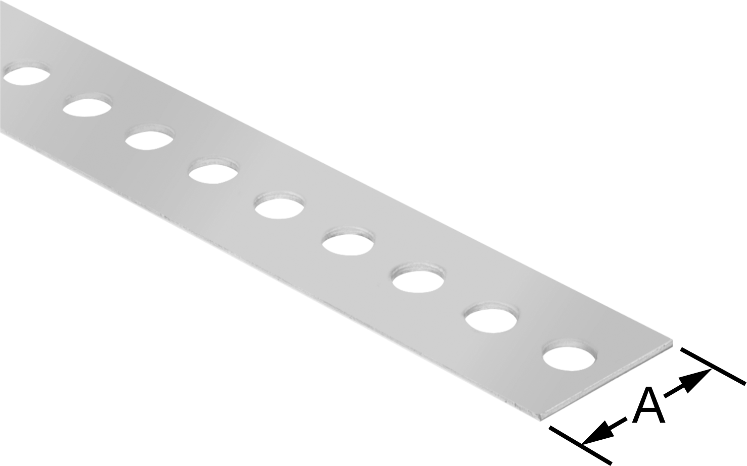 Flat with Round Mounting Holes