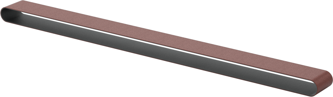 Kayışlı Zımpara Çubukları için Zımpara Kayışları, 3/4“ Genişlik x 20” Uzunluk, Parlak Yüzey için 600 Kum