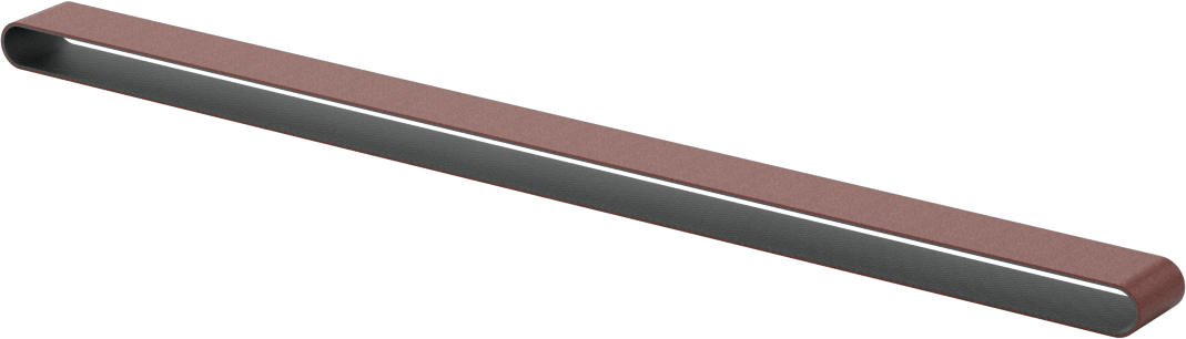 Kayışlı Zımpara Çubukları için Zımpara Kayışları, 1/2“ Genişlik x 16” Uzunluk, Pürüzlü Yüzey için