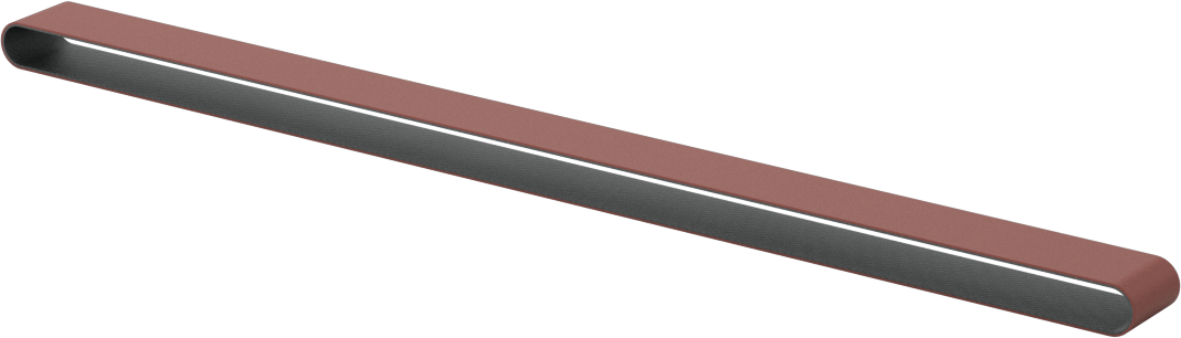 Kayışlı Zımpara Çubukları için Zımpara Kayışları, 1/2“ Genişlik x 16” Uzunluk, Pürüzsüz Yüzey için