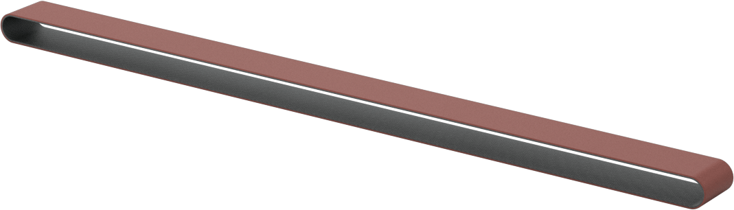 Kayışlı Zımpara Çubukları için Zımpara Kayışları, 1/2“ Genişlik x 16” Uzunluk, Parlak Yüzey için