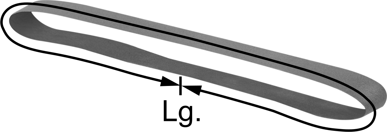 Kayışlı Zımpara Çubukları için Zımpara Kayışları, 3/4“ Genişlik x 20” Uzunluk, Pürüzsüz Yüzey için