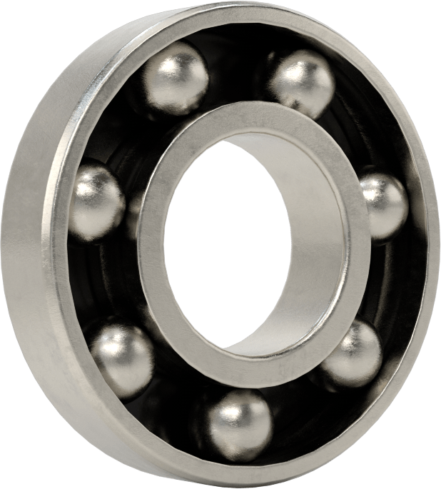 Kalıcı Yağlanmış 440C Paslanmaz Çelik Bilyalı Rulman, Açık, Anma Numarası R10, 5/8" Mil Çapı için