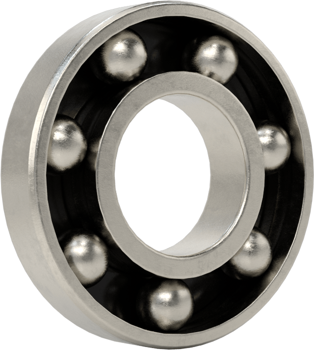 Kalıcı Yağlanmış 440C Paslanmaz Çelik Bilyalı Rulman, Açık, Anma Numarası R12, 3/4" Mil Çapı için