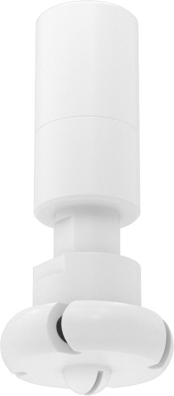 PTFE Dönen Tank Yıkama Nozulu, 1/4 NPT Dişi, 20 PSI'da 6,31 gpm Akış Hızı