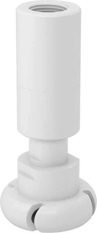 PTFE Dönen Tank Yıkama Nozulu, 3/8 NPT Dişi, 20 PSI'da 6,31 gpm Akış Hızı
