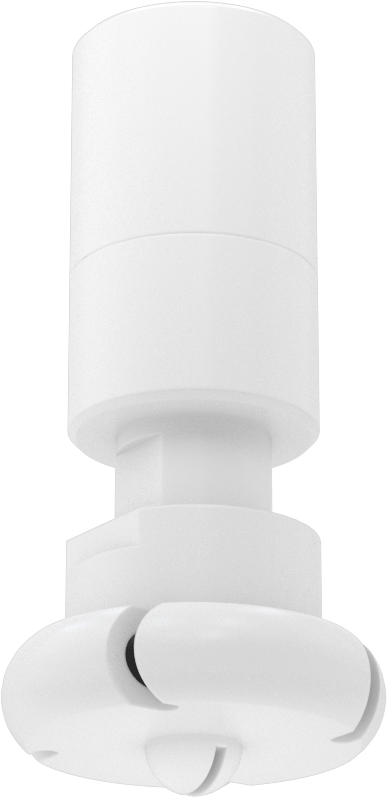 PTFE Dönen Tank Yıkama Nozulu, 1/2 NPT Dişi, 20 PSI'da 15,2 gpm Akış Hızı