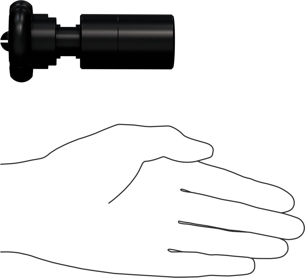 PTFE Dönen Tank Yıkama Nozulu, 1/2 NPT Dişi, 20 PSI'da 15,2 gpm Akış Hızı