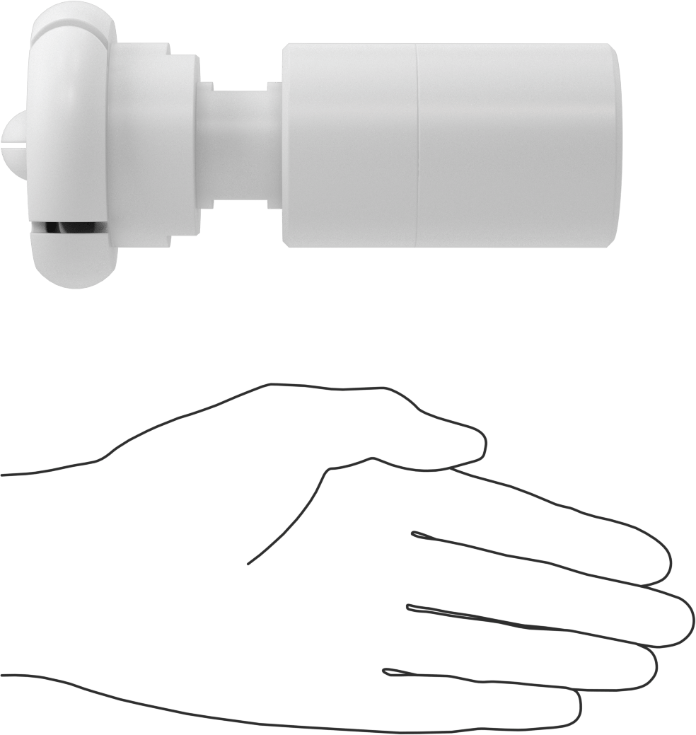 PTFE Dönen Tank Yıkama Nozulu, 1/2 NPT Dişi, 20 PSI'da 16,8 gpm Akış Hızı