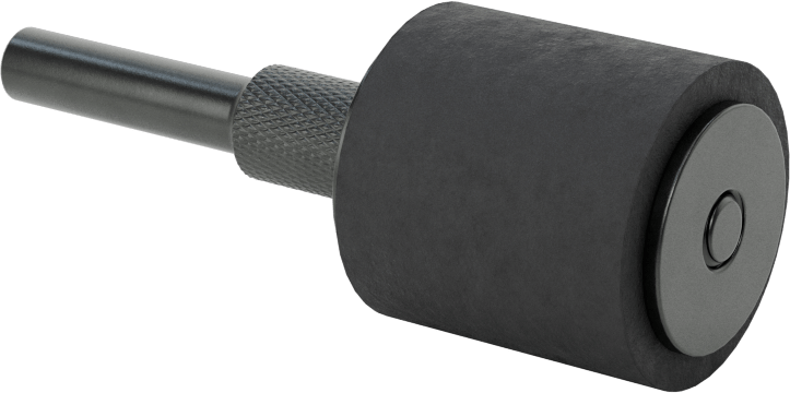 Zımpara Manşonları için Hızlı Değiştirilebilir Tambur, 1/4" Çaplı Şaft ile, 1" Çap, 1" Uzunluk