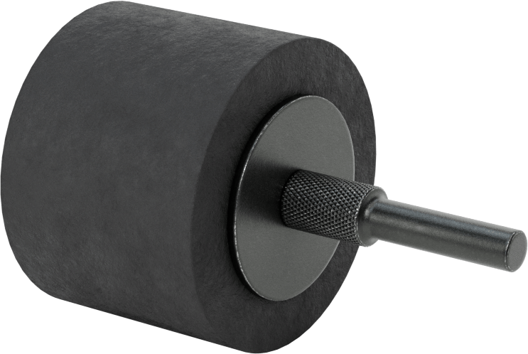 Zımpara Manşonları için Hızlı Değiştirilebilir Tambur, 1/4" Çaplı Şaft ile, 2 inç Çap, 1-1/2" Uzunluk